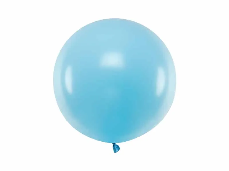 Ballon Géant – Bleu ciel pastel – 60 cm