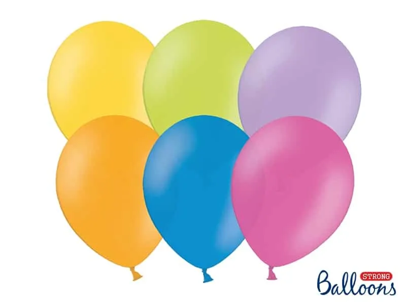 Ballons-Bleu ciel-Lot de 10 – Image 2