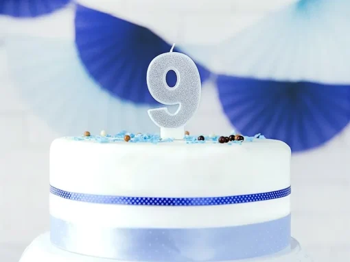 Bougie d’anniversaire-9- Or – Image 2